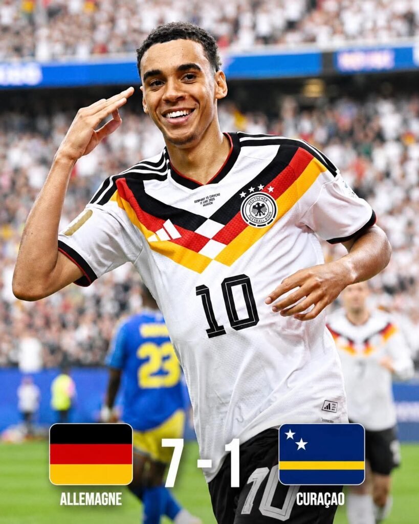 𝗕𝗢𝗨𝗠 ! L’Allemagne écrase Curaçao 7-1 : Un Retour aux Souvenirs de 2014